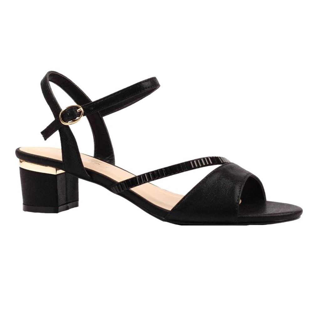 Lunar Womens/Ladies Jen Block Heel Sandals / Black